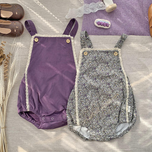 吊带裤开档婴儿