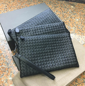 男包bv  ailliy手包编织手拿包男士收纳袋ipad包信封包大容量宴会