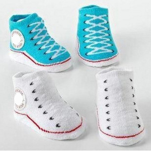 新生婴儿袜子春秋薄款纯棉防滑儿童地板袜夏季学步鞋袜球鞋宝宝袜