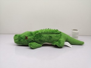 出口外贸仿真动物小鳄鱼 短吻鳄 扬子鳄毛绒玩具布偶公仔儿童教具
