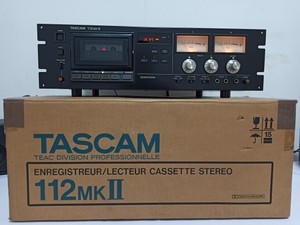 带原箱几乎全新TASCAM 112MKII专业卡座录音机