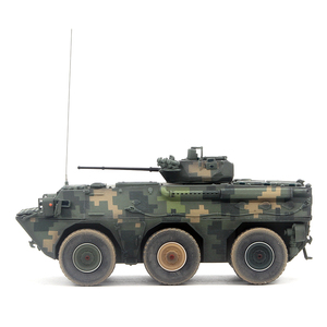 UNISTAR中国ZSL-92B轮式装甲输送车丛林山地数码6轮成品模型1/72