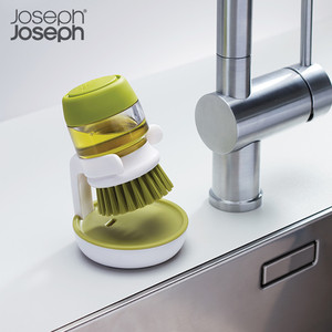 英国Joseph Joseph 洗碗刷子皂液储存洗锅神器不伤锅厨房清洁刷锅