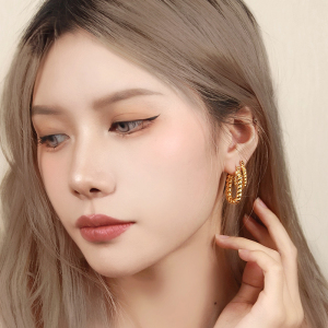 双耳洞耳环女百搭