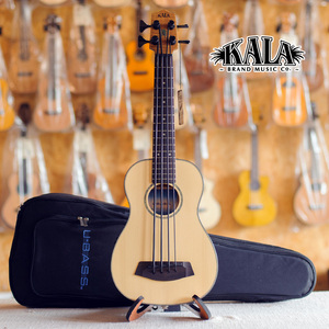 美国kala尤克ubass贝斯30寸电箱4弦贝斯云杉木面板霉纹枫木送琴包