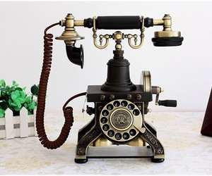 派拉蒙1892欧式复古仿古电话机家用老式古董创意电话固定座机座式