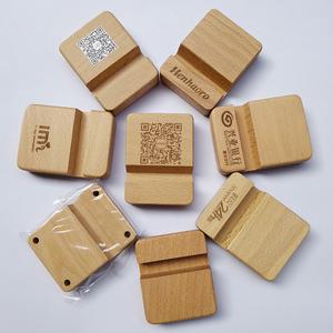 木手机支架定制木头桌面创意手机底座木质通用个性钥匙扣黑胡桃木