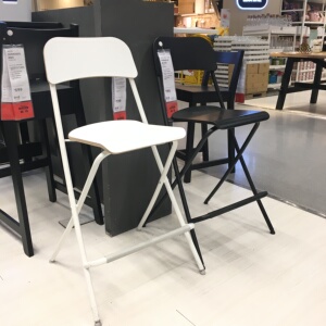 【莱维宜家国内代购】宜家 富兰克林 吧台凳,带靠背