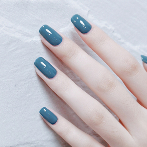 kasi蓝色指甲油雾霾蓝甲油胶美甲胶磨砂光疗网红款深蓝夏天色显白