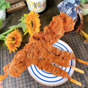 圣农十三香小龙虾风味鸡肉串960克12串特辣便利店同款冷冻半成品