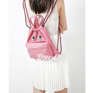 英国安雅anya眼睛帆布双肩书包单肩包尼龙手提包女气质女神托特包