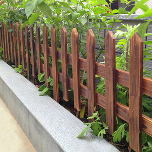 庭院防腐木围栏花园木门学校幼儿园弧形木护栏厂家好又多满意店888