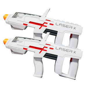 儿童玩具红外感应枪真人镭射对战枪cs野战Laser x炫酷声光电动枪