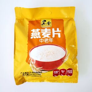 00tb007245234淘宝黑牛麦片老包装牛奶加钙燕麦片速食营养早餐即食