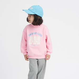 林淼童装女童冬季新品卡通三只小兔贴布绣休闲时尚套头卫衣