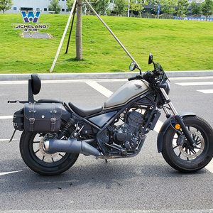 肌车狼 适用于本田cm300/500边包侧边包复古边箱帆布改装防水靠背