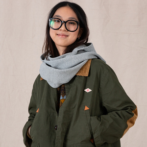 国棉壹厂厚抓绒卫衣连帽围巾 vintage&republic