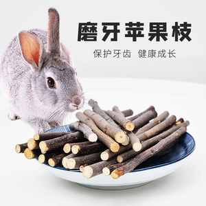 兔子磨牙棒 苹果枝200g 龙猫荷兰猪兔兔专用 天然树枝 兔用品