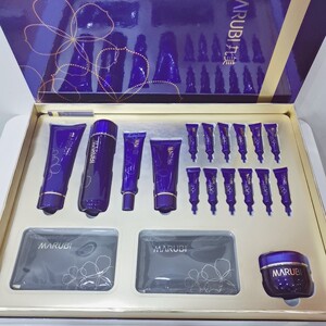 美容院丸美大溪地蓝珊瑚矿物水养水疗spa礼盒7件套 补水保湿套盒