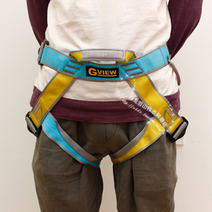 gview easy 攀岩 速降 通码半身安全带五点式高空作业保险带
