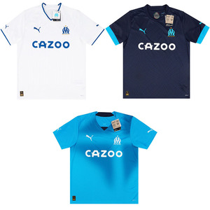 【欢欢正品】正版马赛22-23新款主场客场男式短袖球衣队服 特价