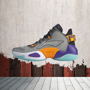 李宁空袭6vi男子耐磨防滑中帮篮球专业比赛运动篮球鞋 abap067