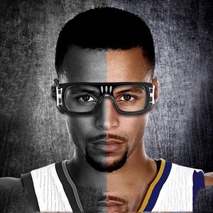 NBA库里同款篮球眼镜运动近视眼镜专业护目镜打踢足球眼睛框镜架