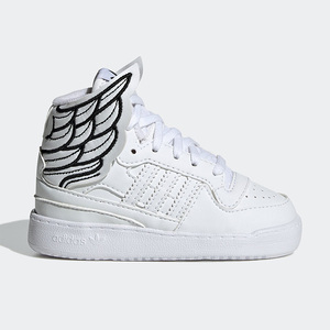 adidas/阿迪达斯正品三叶草婴童翅膀高帮轻便运动休闲板鞋 gy1848