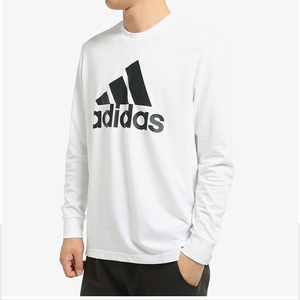 adidas/阿迪达斯正品2019新款男子圆领休闲长袖运动t恤 ek4546