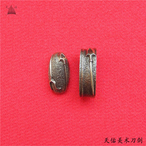 镞 缘头 fuchi kashira 柄端金具 打刀/日本刀/武士刀配件