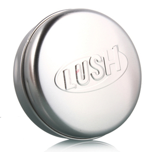 现货 英国Lush洗发皂专用 金属制/铝制皂盒-方便携带 直径7cm