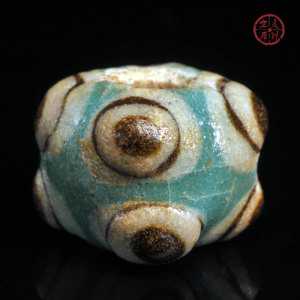 00王公子wd淘宝私藏 古 老琉璃 汉代 战国 战汉 蜻蜓眼 七星 随侯珠