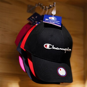 阿瞳牛社 champion/冠军帽子刺绣logo鸭舌帽男女潮牌透气棒球帽夏