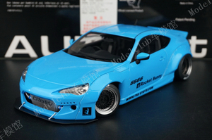 autoart 奥拓 1:18 火箭兔 gt86 宽体改装 蓝 塑料 汽车模型 现货