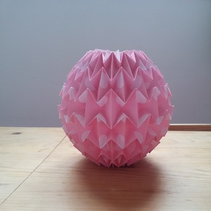 diy折纸饰品玩具会变形的魔法球 粉红底圆纹 18cm 成品