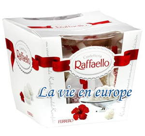 法国零食Ferrero费列罗Raffaello拉斐尔雪莎椰蓉巧克力球礼盒18颗