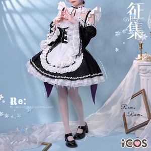 现货ICOS蕾姆cos服蕾姆女仆装华丽版从零开始的异世界生活cosplay