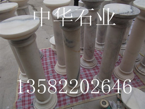 柱子汉白玉柱子石雕柱子室内柱子工艺品大理石柱子罗马柱雕刻