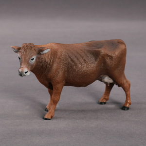 仿真野生动物模型黄牛母牛实心环保农场牧场儿童玩具摆件生日礼物