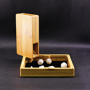 多功能木质磁吸组合骰子收藏盒骰子塔骰盅龙与地下城跑团桌游COC