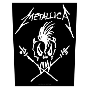 metallica 乐队重金属激流官方丝网印大背标布标布贴patch 666