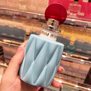 正品miumiu缪缪同名玫瑰滢蓝青之水铃兰莹铃女士香水30/50/100ml