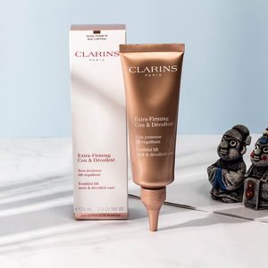 clarins娇韵诗新版颈霜75ml去颈纹提拉紧致孕妇可用颈部护理神器