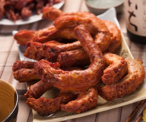 哈尔滨太平商委熏酱鸡脖子/500克散装真空包装 满68元包邮