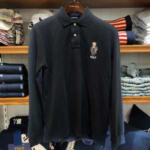 美国拉夫劳伦ralph lauren小熊长袖polo衫修身商务休闲t恤打底衫