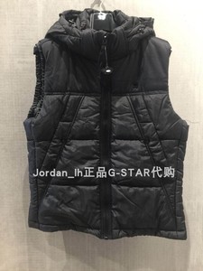 GStar专柜 D05995.8911.990 男机能风多袋棉马甲 闪电发货