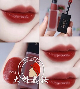 ysl圣罗兰天鹅绒黑管丝绒哑光唇釉口红212 216 211 613 416