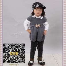 手工编织儿童背心裙_手工编织儿童背心裙