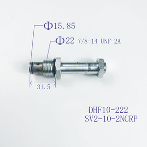 液压螺纹插装两位两通单向常闭保压电磁阀DHF10-222/SV2-10-2NCRP