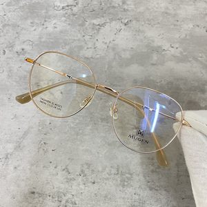 mugfn木工坊眼镜框可配近视镜片学生青少年眼睛框镜架女小脸紫色